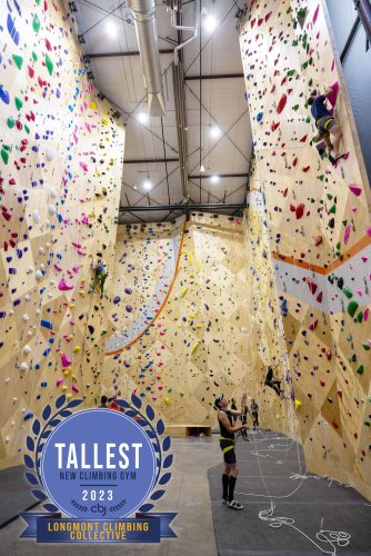 2023 CBJ Gym List Award - Tallest New Climbing Gym - Longmont Climbing Collective
