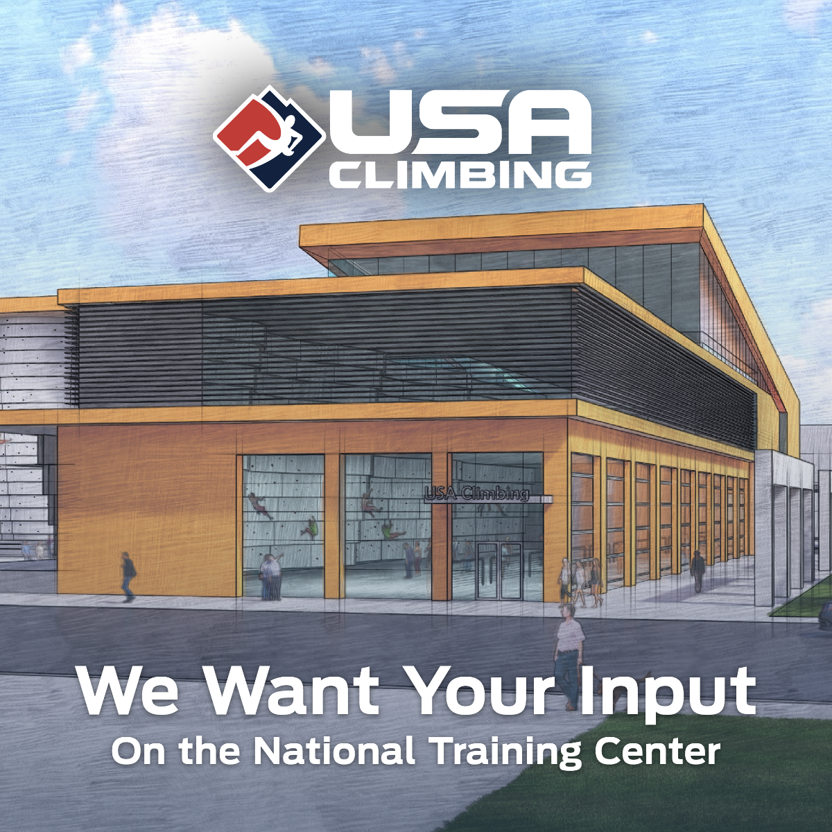 image of USA climbing training center
