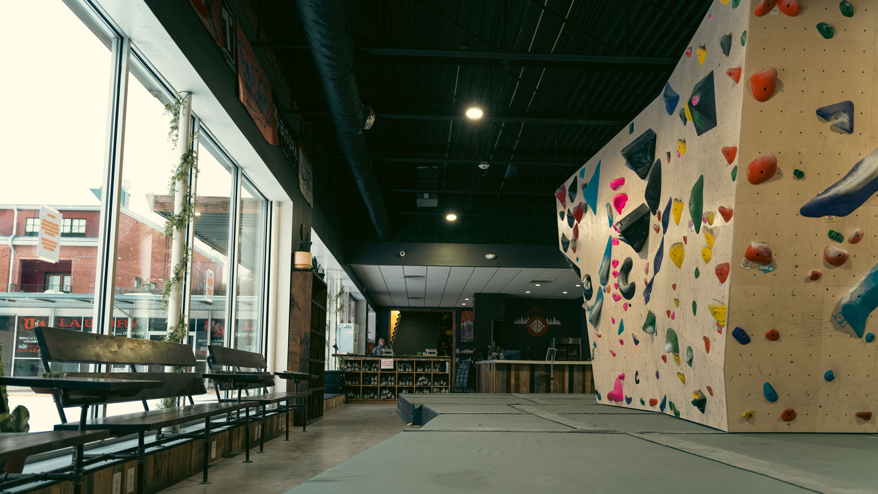 Boulders and Brews climbing gym