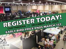 Indoor Climbing Expo - register today - early bird price goes up March 1st