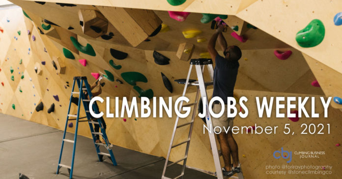 climbing jobs weekly with routesetters