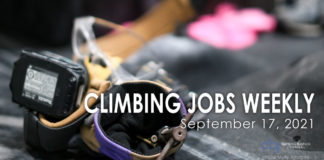 Climbing Jobs Weekly 2021 September 17
