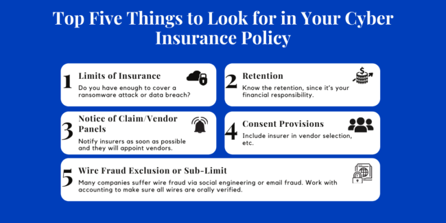 Cyber Insurance infographic