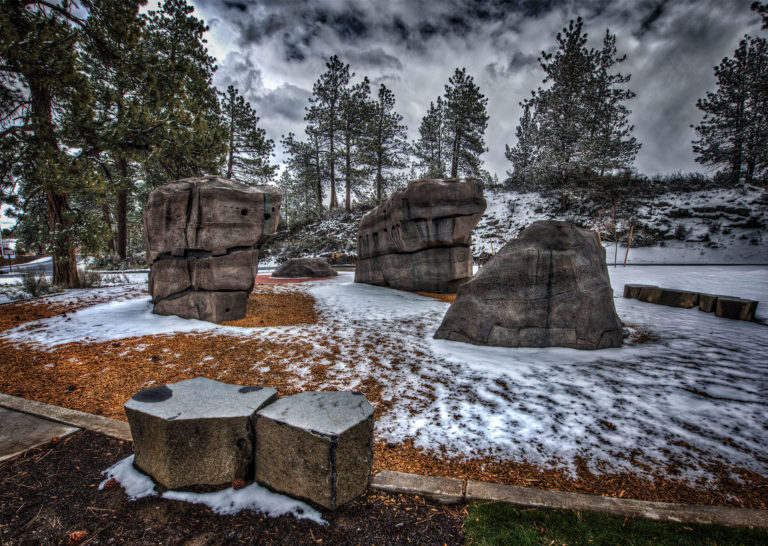Community Park Encourages Innovative Play With Free-Standing EP Boulders