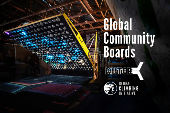 image of kilter x global climbing initiative