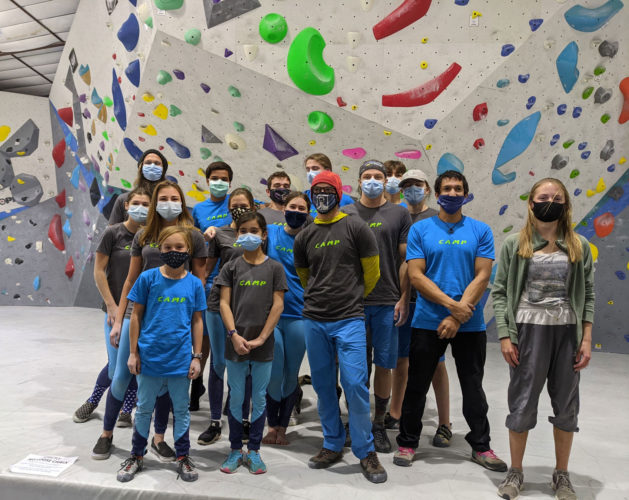 Grip Bouldering's competition team