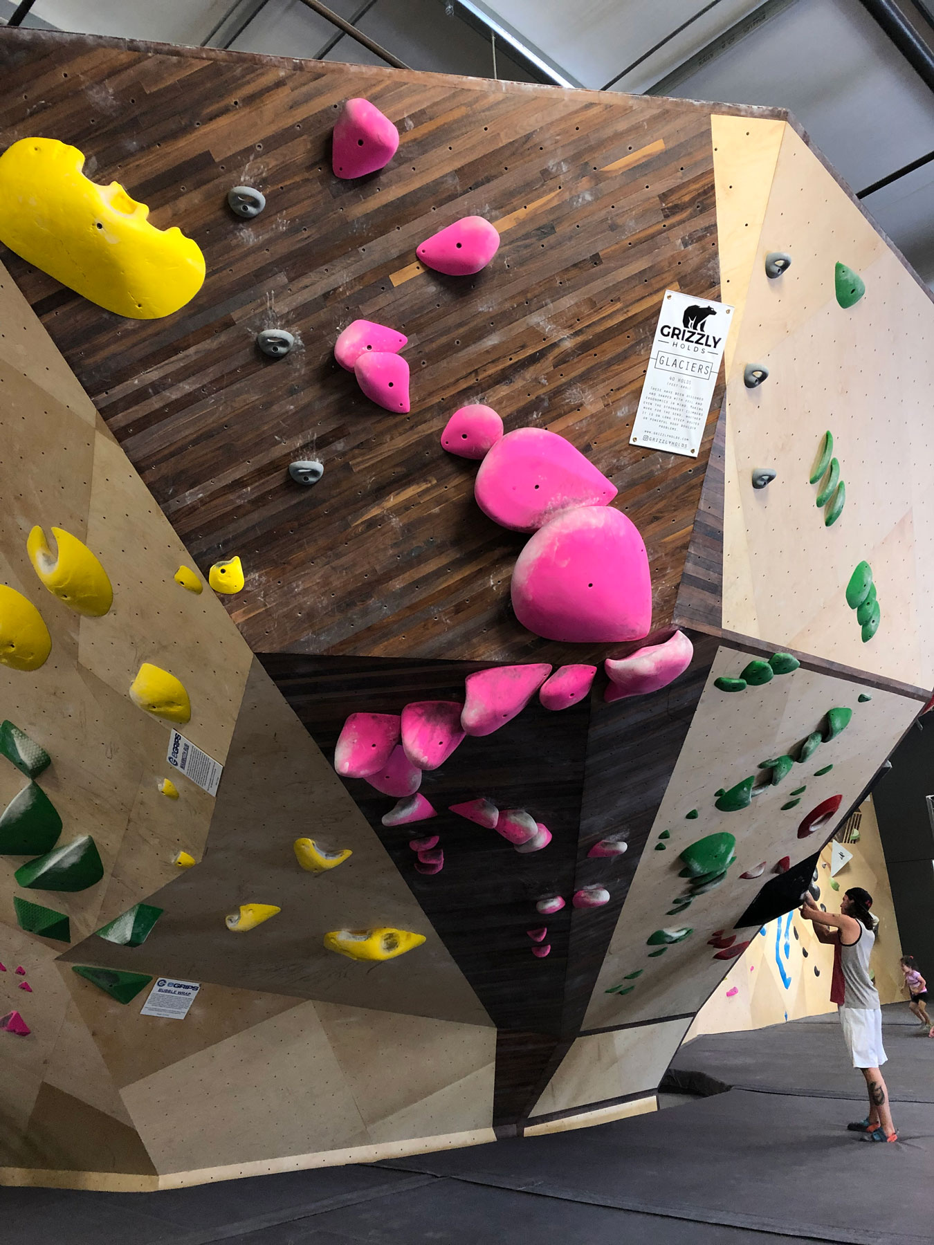 Grizzly's route at the 2019 Shape Gallery