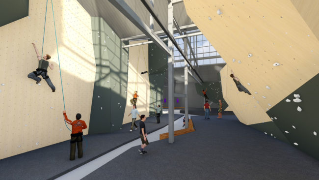 Rendering of the Guelph Grotto gym renovation