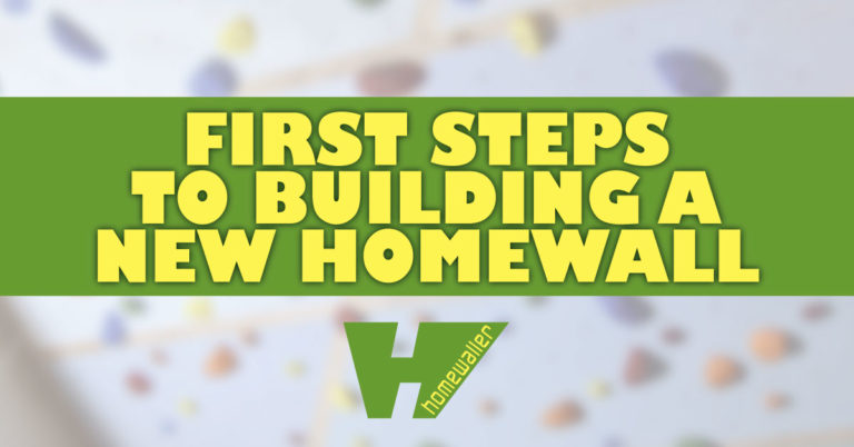 first steps to building a new homewall