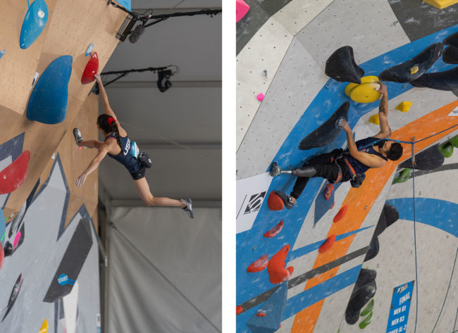World Cup bouldering/paraclimbing in SLC