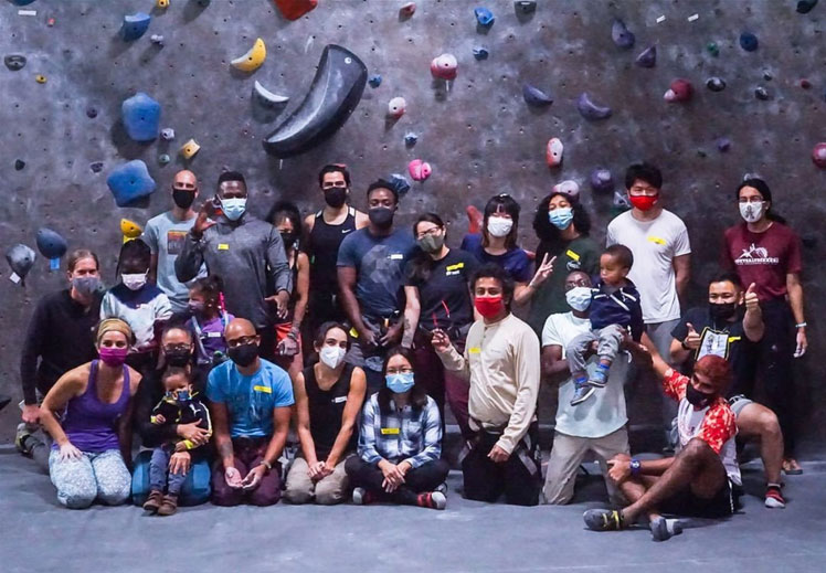 Madison Climbers of Color night at Boulders