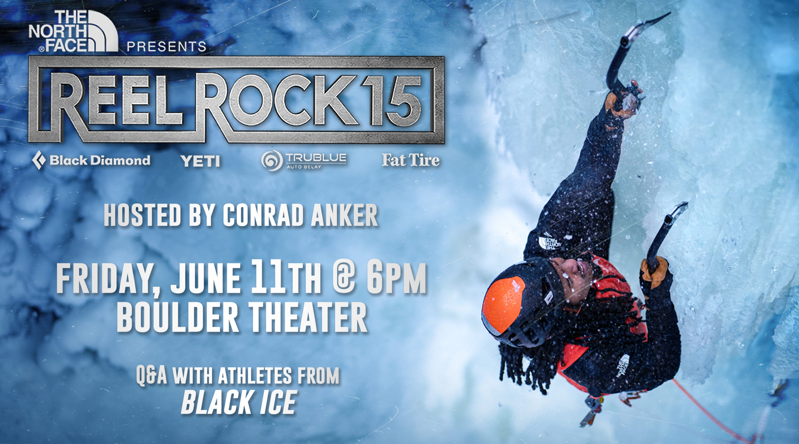 Conrad Anker Hosts REEL ROCK 15 Screening + Fundraiser at Boulder