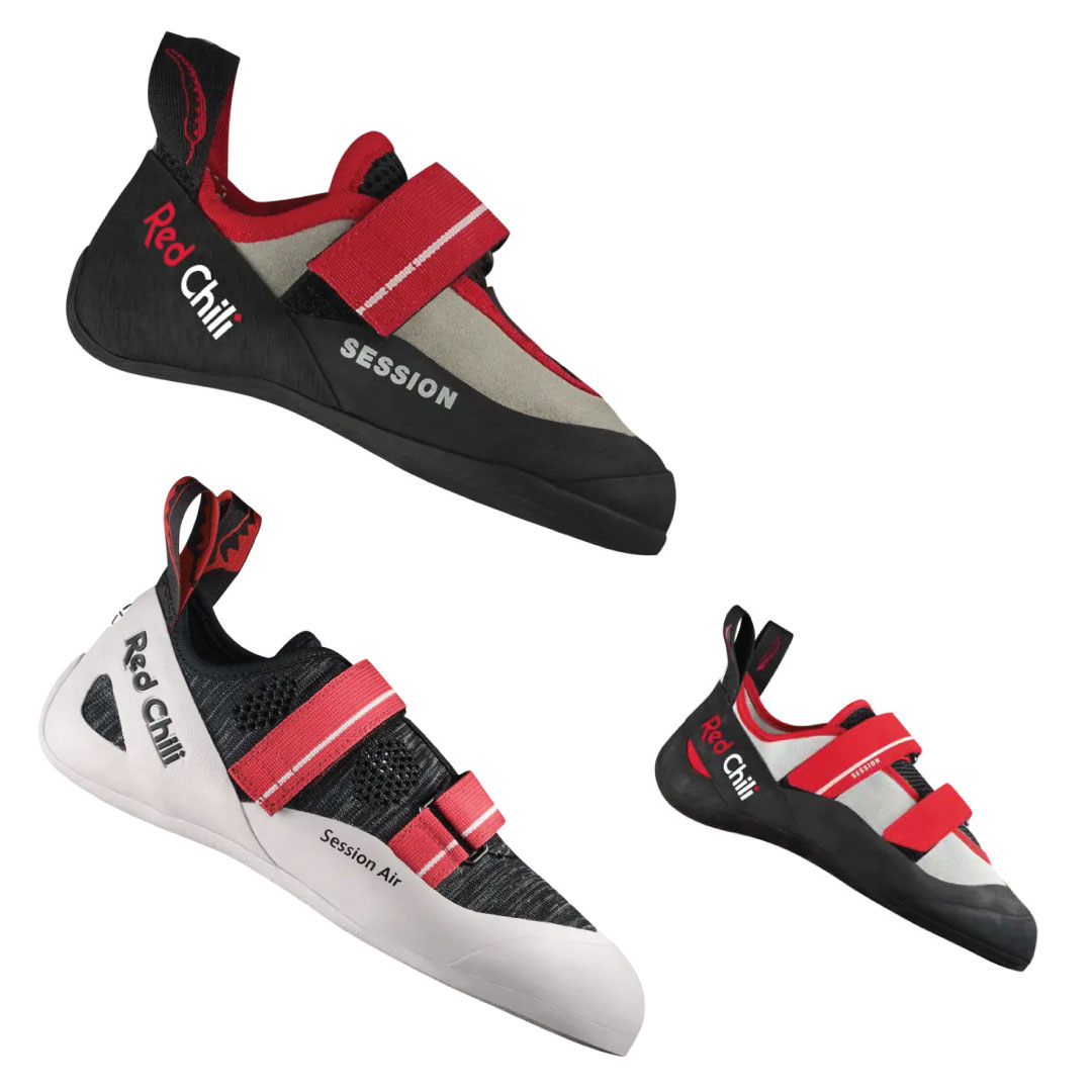 Red Chili climbing rental shoes