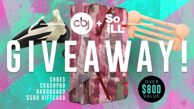 Win Shoes, Hangboard, Crashpad or Gift Card from So iLL