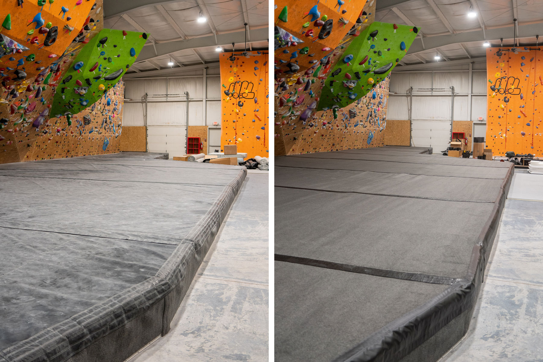 Strati Climbing re-cover at Crimpers Climbing Gym