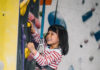 Summer Youth Program girl climbing