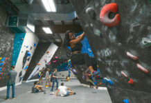 Climber in Gym