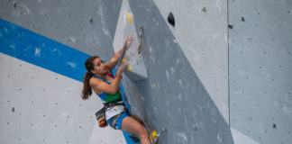 climber in comp