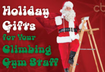Holiday gifts for your climbing gym staff