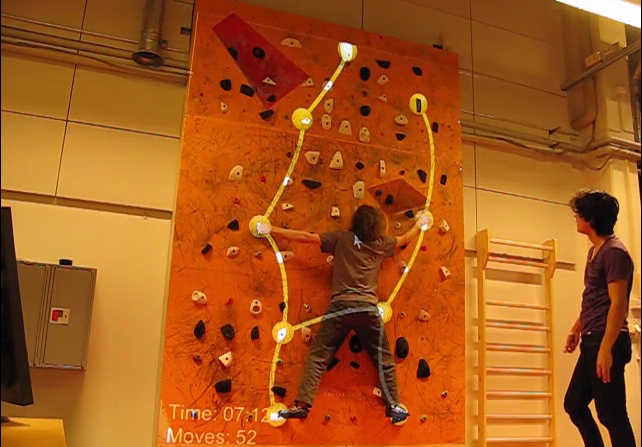 Interactive Projector Could Enhance Climber Training