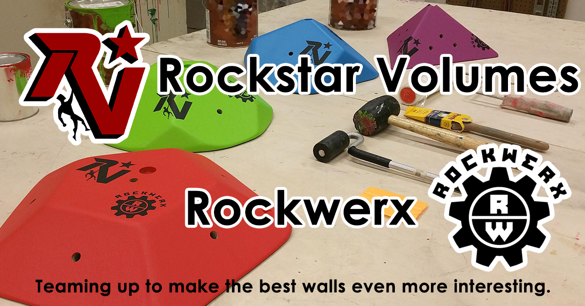 Rockwerx Teams Up With RockStar Volumes - Climbing Business Journal