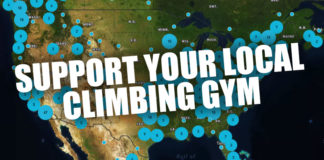 support your local climbing gym